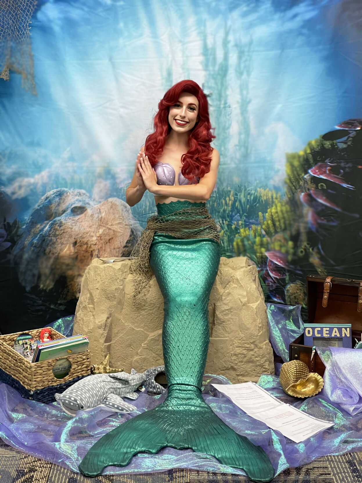 little mermaid library program
